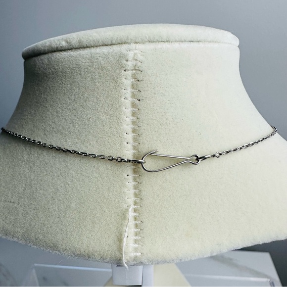 Aqua Blue Moissanite Solitaire Pendant - 2 CT - 925 Silver - Picture 5 of 12